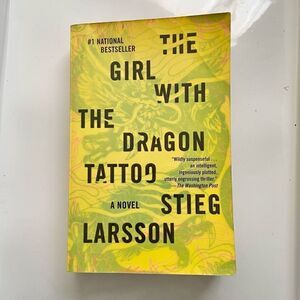 3/$15 The Girl With The Dragon Tattoo Stieg Larsson Book